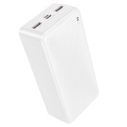Внешний аккумулятор Borofone BJ56B 22.5W+PD20W 30000mAh Type-C/2Type-C/USB (white)