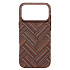 Чехол-накладка Luxo Creative PC для "Apple iPhone 17 Pro Max" (146 ) (brown/beige) (243455)