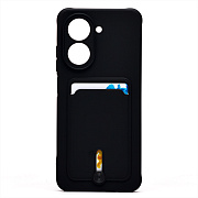 Чехол-накладка - SC304 с картхолдером для "Xiaomi Redmi A5" (black) (239980)