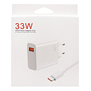 Адаптер Сетевой с кабелем - [BHR6034EU] USB 33W (USB/Type-C) (B) (white)