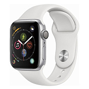 Ремешок - ApW Sport Band Apple Watch 38/40/41 mm силикон на кнопке (S) (white)