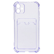 Чехол-накладка - SC278 с картхолдером для "Apple iPhone 11" (light violet) (205944)