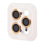 Защитное стекло для камеры - CG03 для "Apple iPhone 12 Pro" (gold)