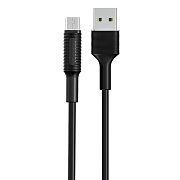 Кабель USB - micro USB Borofone BX1 10W 100см 2A  (black)