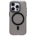Чехол-накладка - SM039 SafeMag для "Apple iPhone 15 Pro" (black/transparent) (238609)
