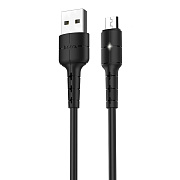 Кабель USB - micro USB Hoco X30 Star 10W 120см 2A  (black)