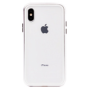 Чехол-накладка - 360 Magnetic Glass для "Apple iPhone X/iPhone XS" (silver)