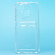 Чехол-накладка - SC276 с картхолдером для "Tecno Pop 9 5G/Spark 30C 5G" (transparent)