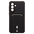 Чехол-накладка - SC304 с картхолдером для "Samsung Galaxy A36 5G" (black) (239402)