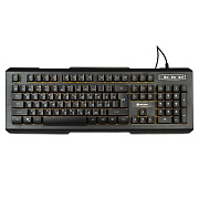 Клавиатура Dialog KGK-21U Gan-Kata мембранная игровая с подсветкой USB (black)