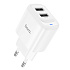 Адаптер Сетевой Hoco C141A 2USB 10,5W (white)