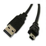 Кабель USB - mini USB Activ  100см 1,5A  (black)