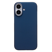 Чехол-накладка - SM028(2) SafeMag Carbon для "Apple iPhone 17 " (dark blue) (244000)