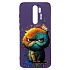 Чехол-накладка - SC335 для "Xiaomi Redmi Note 8 Pro"  (кот) (violet) (227225)