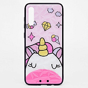 Чехол-накладка - SC150 для "Samsung SM-A705 Galaxy A70" (005) (pink)