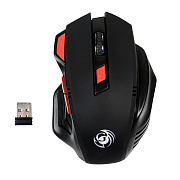 Мышь оптическая беспроводная Dialog Gan-Kata MRGK-14UR RF игровая (black/red)