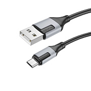 Кабель USB - micro USB Borofone BX101 Creator 12W 100см 2,4A  (black)