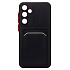 Чехол-накладка - SC337 с картхолдером для "Samsung Galaxy A55" (black) (228814)