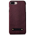 Чехол-накладка Mokka The Traveller series для "Apple iPhone 7 Plus/8 Plus" (burgundy + black) .. (burgundy/black)