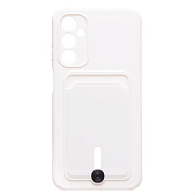 Чехол-накладка - SC304 с картхолдером для "Samsung Galaxy A24 4G" (white) 