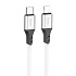 Кабель Type-C - Apple lightning Hoco X86 Spear PD 20W 100см 3A  (white)