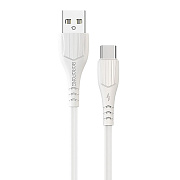 Кабель USB - Type-C Borofone BX37 Wieldy* 18W 100см 3A  (white)