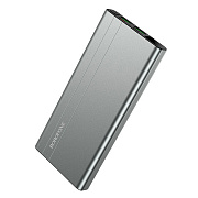 Внешний аккумулятор Borofone BT34 PD QC (пов.уп) 10 000mAh Micro USB/USB Type-C/USB Type-C (metal grey)