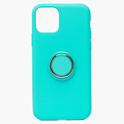 Чехол-накладка - SC160 с кольцом для "Apple iPhone 11 Pro" (mint) ..