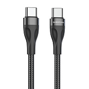 Кабель Type-C - Type-C Borofone BX61 60W 100см 3A  (black)