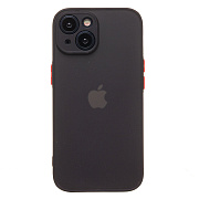 Чехол-накладка - PC041 для "Apple iPhone 15" (black/black)