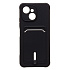Чехол-накладка - SC304 с картхолдером для "Tecno Spark 40C" (black) (241444)