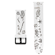 Ремешок - WB01 Универсальный 22мм силикон (004) (white)