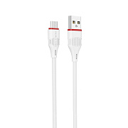 Кабель USB - micro USB Borofone BX17 Enjoy 12W 100см 2,4A  (white)