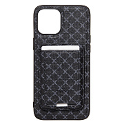Чехол-накладка - SM022 SafeMag c картхолдером  для "Apple iPhone 12 Pro Max" (black)