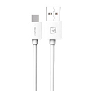 Кабель USB - Type-C Remax RC-006a Light  100см 2,1A  (white)