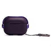 Чехол - PCP07 для кейса "Apple AirPods Pro" (black/violet)