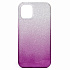 Чехол-накладка - SC097 Gradient для "Apple iPhone 12 mini" (purple/silver)