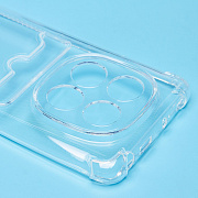 Чехол-накладка - SC276 с картхолдером для "Xiaomi Poco X7" (transparent) (239071)