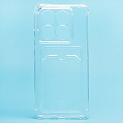 Чехол-накладка - SC278 с картхолдером для "Xiaomi 14T Pro" (transparent)