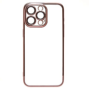 Чехол-накладка - PC073 с закрытой камерой для "Apple iPhone 15 Pro Max" (rose gold)