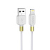 Кабель USB - Apple lightning Borofone BX59 Defender 12W 100см 2,4A  (white)