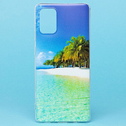 Чехол-накладка - SC185 для "Samsung SM-A715 Galaxy A71" (008) (blue)