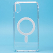 Чехол-накладка - SM006 SafeMag для "Apple iPhone XS Max" (прозрачный)