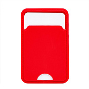 Картхолдер - CH05 футляр для карт на клеевой основе (red) (209327)