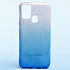 Чехол-накладка - SC097 Gradient для "Samsung SM-M215 Galaxy M21/SM-M307 Galaxy M30s" (blue/silver)