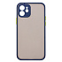 Чехол-накладка - PC041 для "Apple iPhone 12" (dark blue/black)