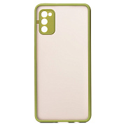 Чехол-накладка - PC041 для "Samsung SM-A415 Galaxy A41" (green/black)