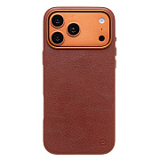 Чехол-накладка Cellis SM031 SafeMag для "Apple iPhone 17 Pro Max" Натуральная кожа (bronw) (242207)