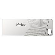Флэш накопитель USB 128 Гб Netac UM1 3.2 (white/silver) 