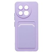 Чехол-накладка - SC337 с картхолдером для "Tecno Spark 30 Pro" (light violet) (237684)